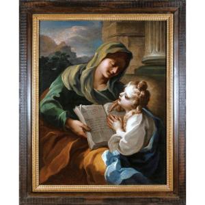 The Education Of The Virgin - Carlo Preda (milan, 1652–1729)