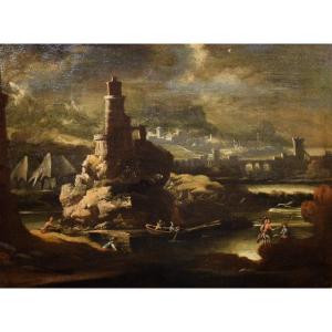 Paysage nocturne - Pieter Mulier (Haarlem,1637-Milan,1701) cercle