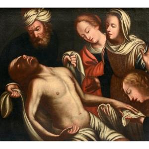 Lamentation Over The Dead Christ - Francesco Rizzo Da Santacroce (1485–1545) Workshop