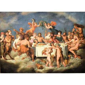 The Banquet Of The Gods Flemish Mannerist Master Late 16th Century