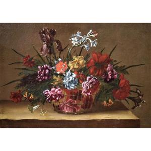 Still Life Of Flowers - Master Of Flowers Guardeschi - XVIIIth