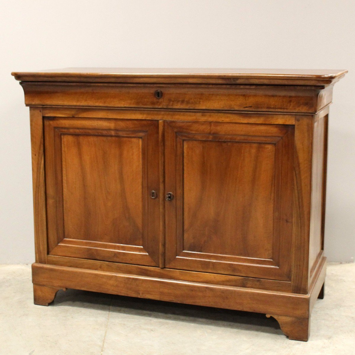 Ancien Buffet d'époque Louis Philippe en noyer - 19ème-photo-2