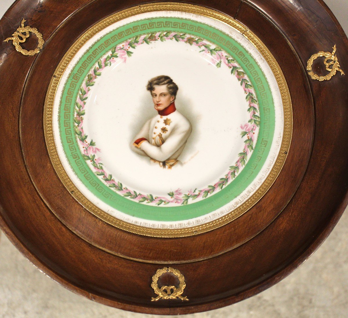 Antique Empire Small Table In Mahogany - 19th-photo-6