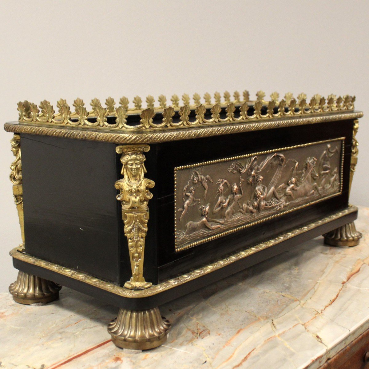 Antique Napoleon III Jardiniere Planter - 19th-photo-1