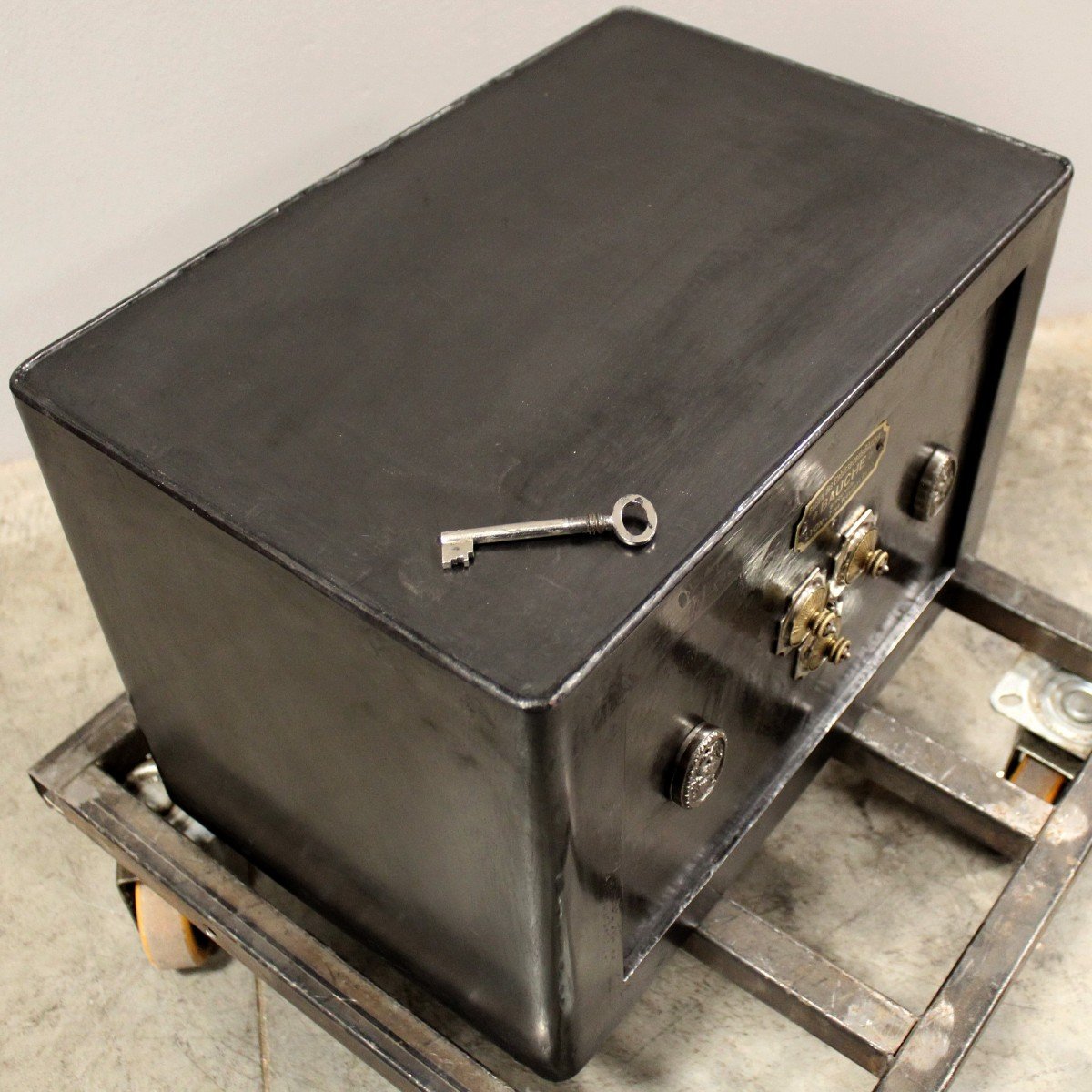 Antique Safe Strongbox - Bauche Lyon-photo-4