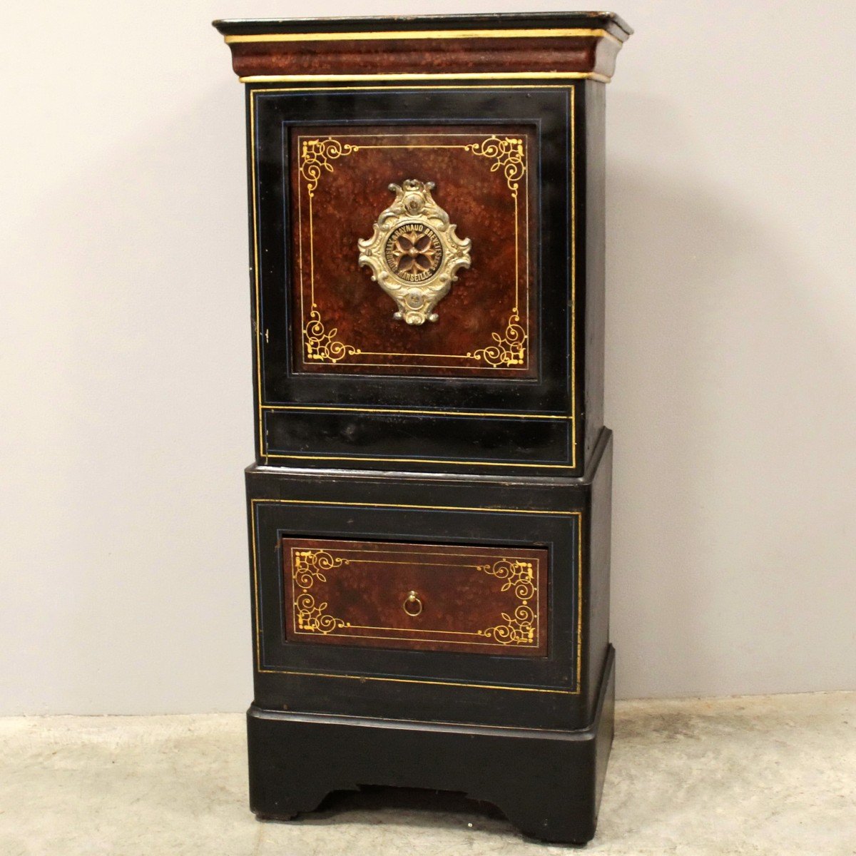 Antique Safe Strongbox - Bourelly & Raynaud Marseille