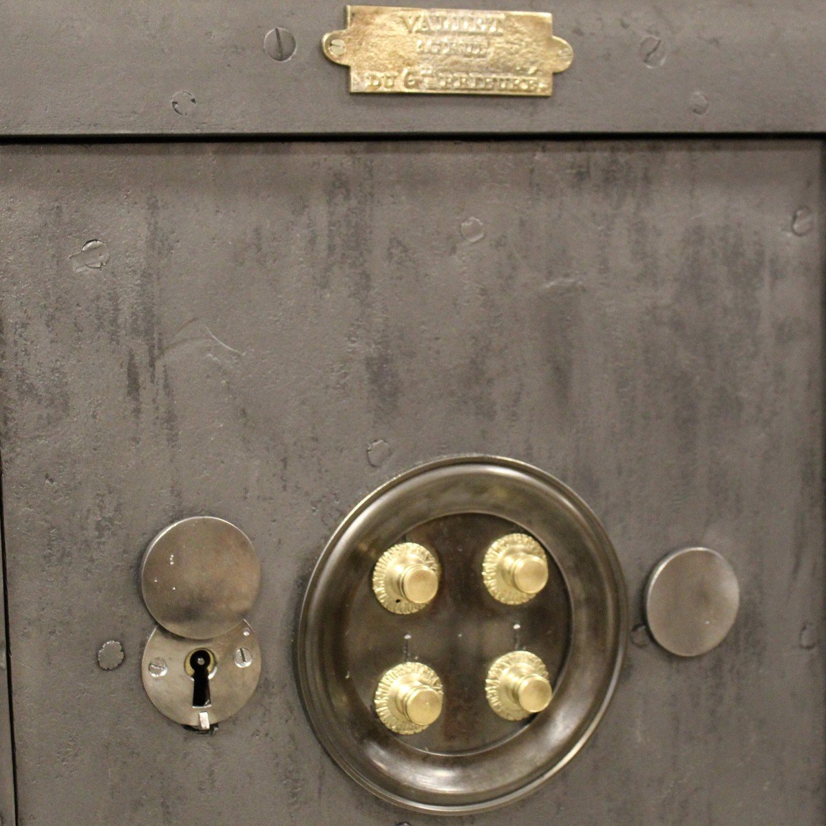 Antique Safe Strongbox-photo-3