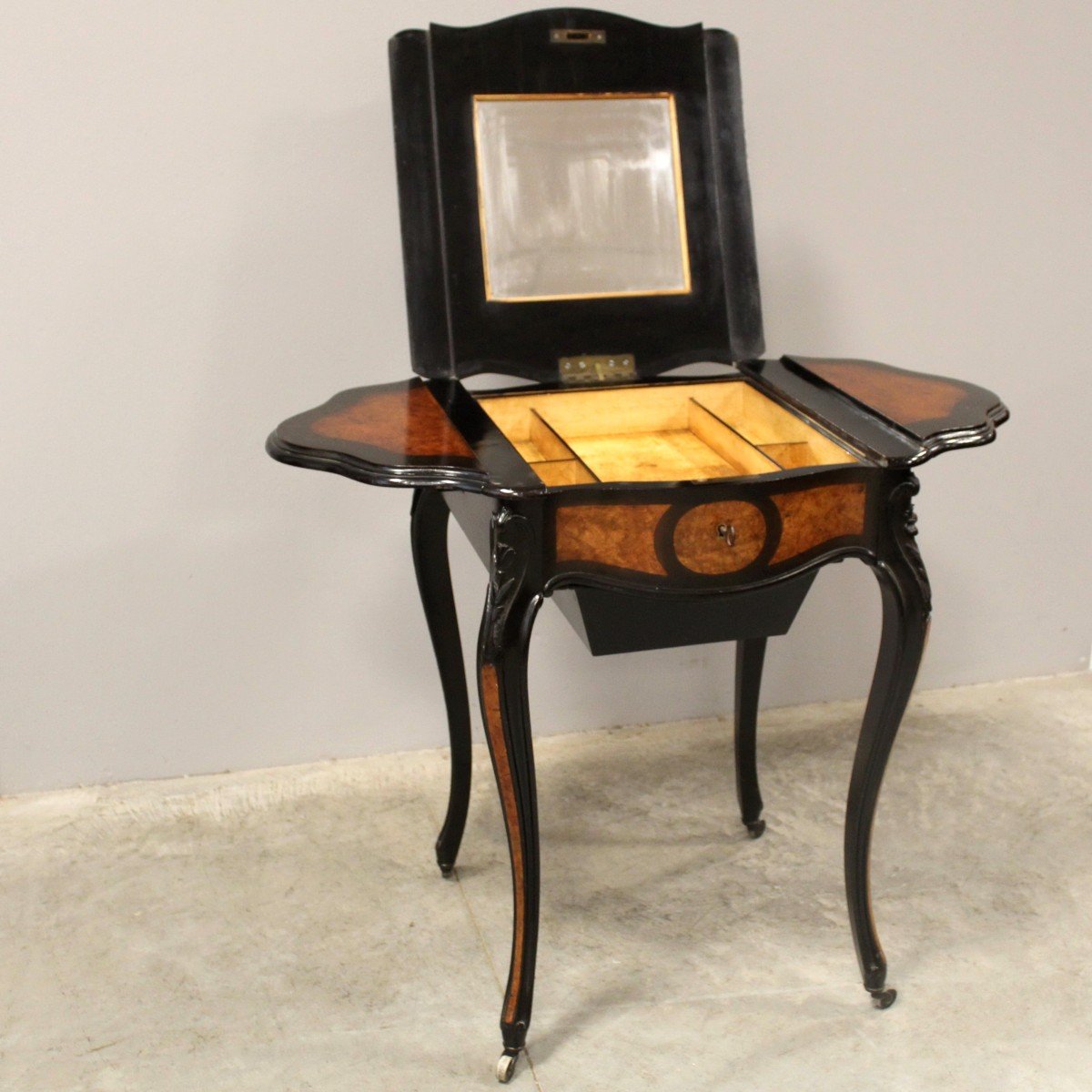 Ancien table d'époque Napoleon III - 19ème-photo-4