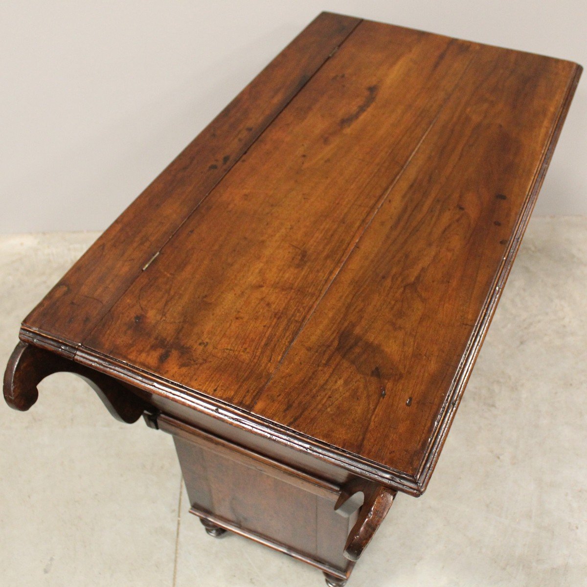 Antique Cupboard-chest Of Drawer In Walnut - Italy 19th-photo-6