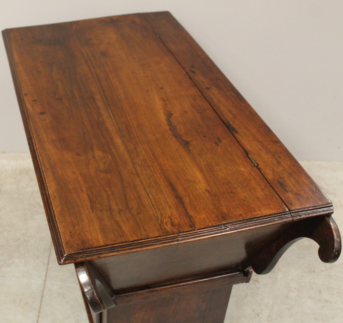 Antique Cupboard-chest Of Drawer In Walnut - Italy 19th-photo-7