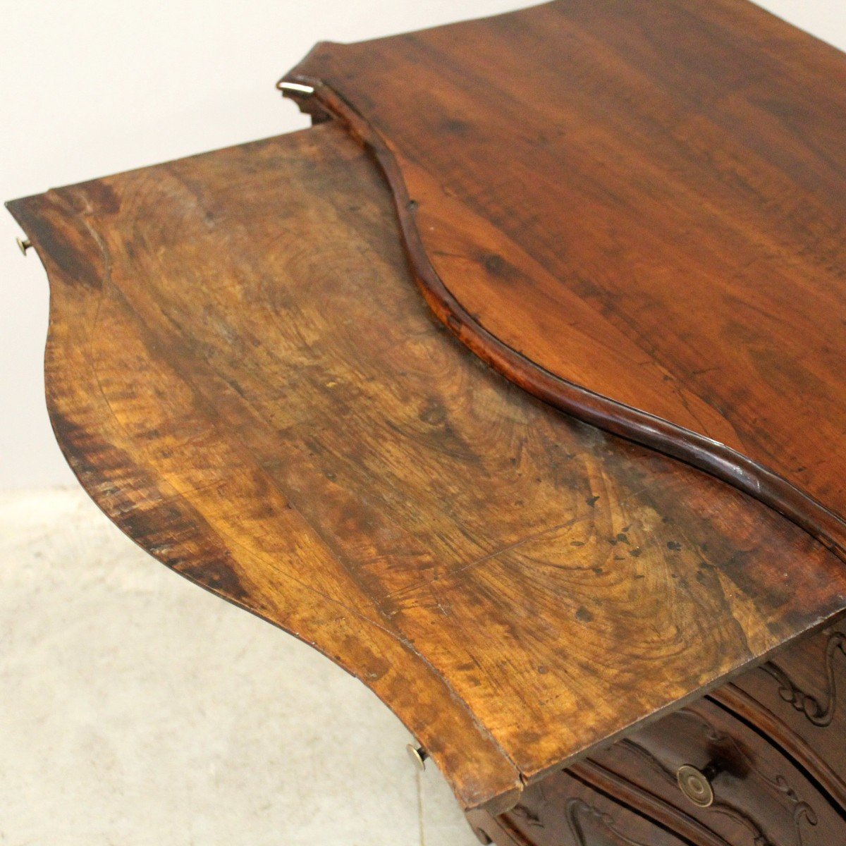 Antique Louis XVI Chest Of Drawers In Walnut - Italy 18th-photo-6