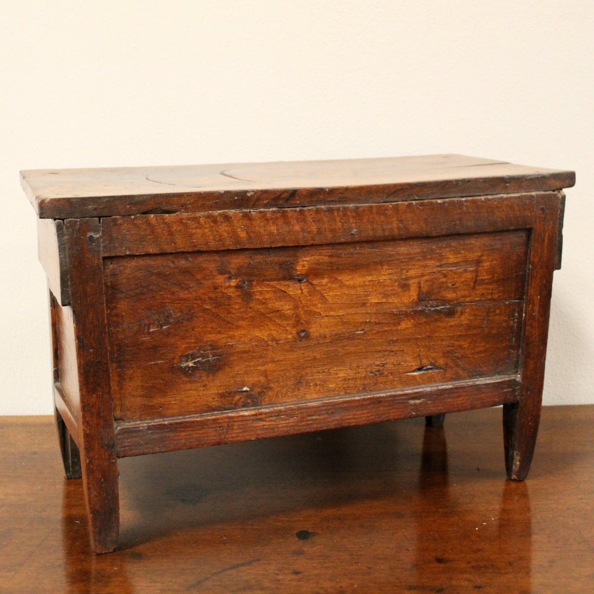 Antique Miniature Of Directoire Chest Of Drawers In Walnut - Italy 18th-photo-7
