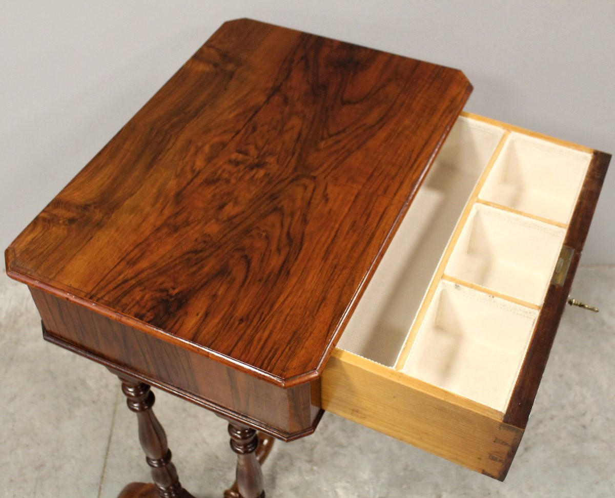 Antique Louis Philippe Small Table In Walnut - 19th-photo-5