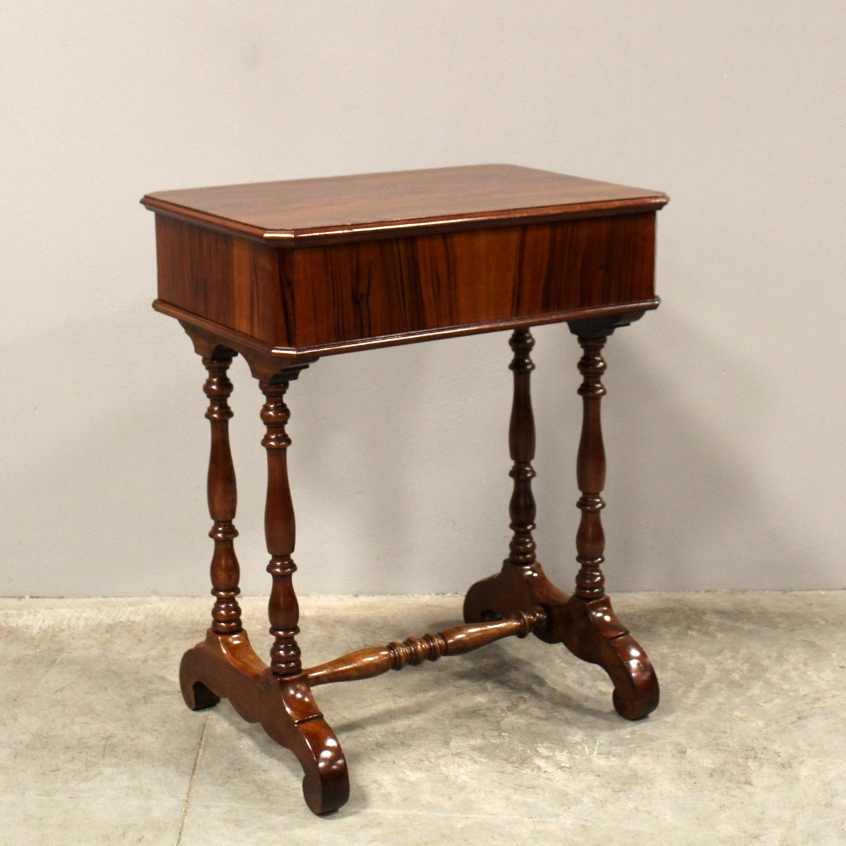 Antique Louis Philippe Small Table In Walnut - 19th-photo-7