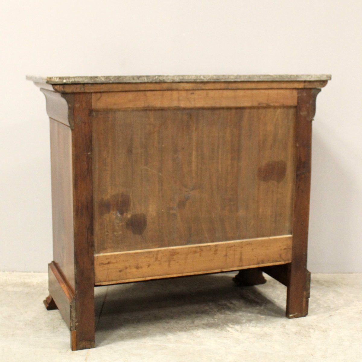 Ancien commode d'époque Louis Philippe en noyer - 19ème-photo-5