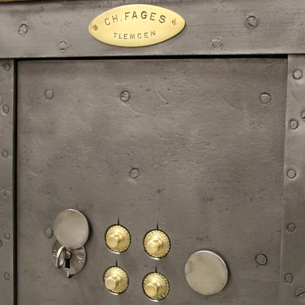 Antique Safe Strongbox-photo-5