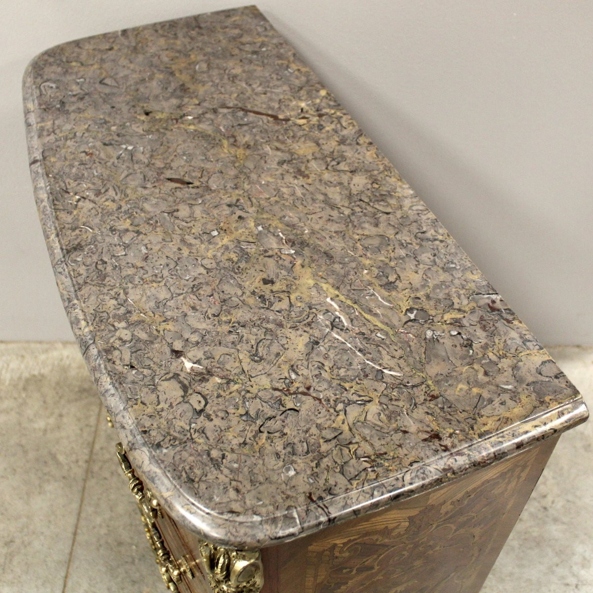 Antique Napoleon III Chest Of Drawers Marquetry - 19th-photo-7