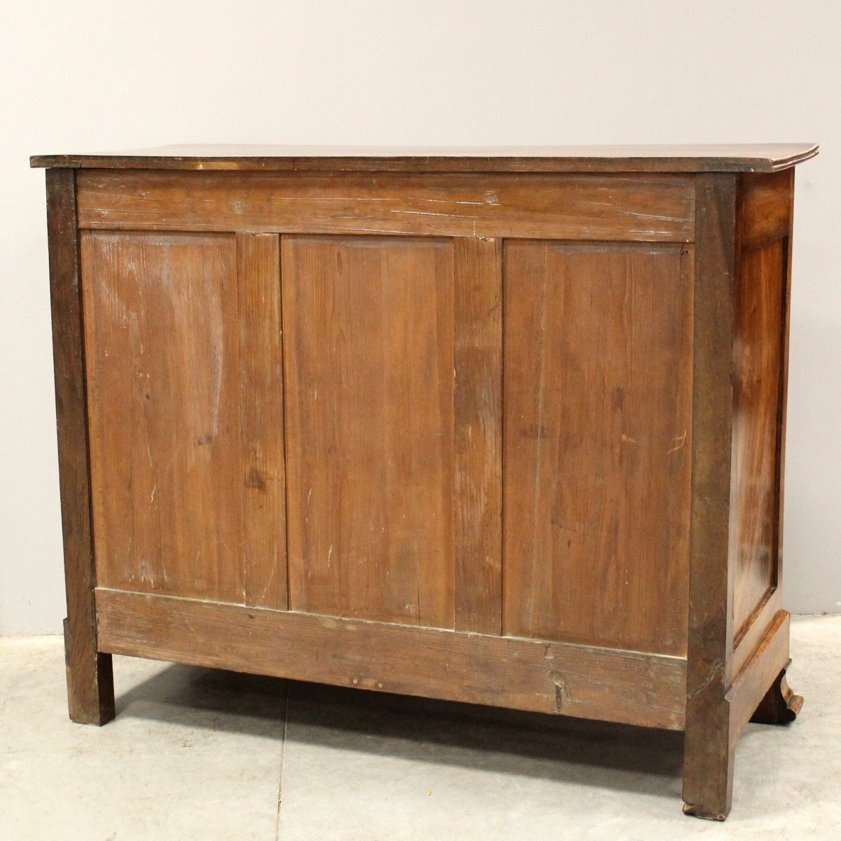 Antique Louis Philippe Sideboard Dresser Cabinet Cupboard Buffet In Walnut – 19th-photo-7