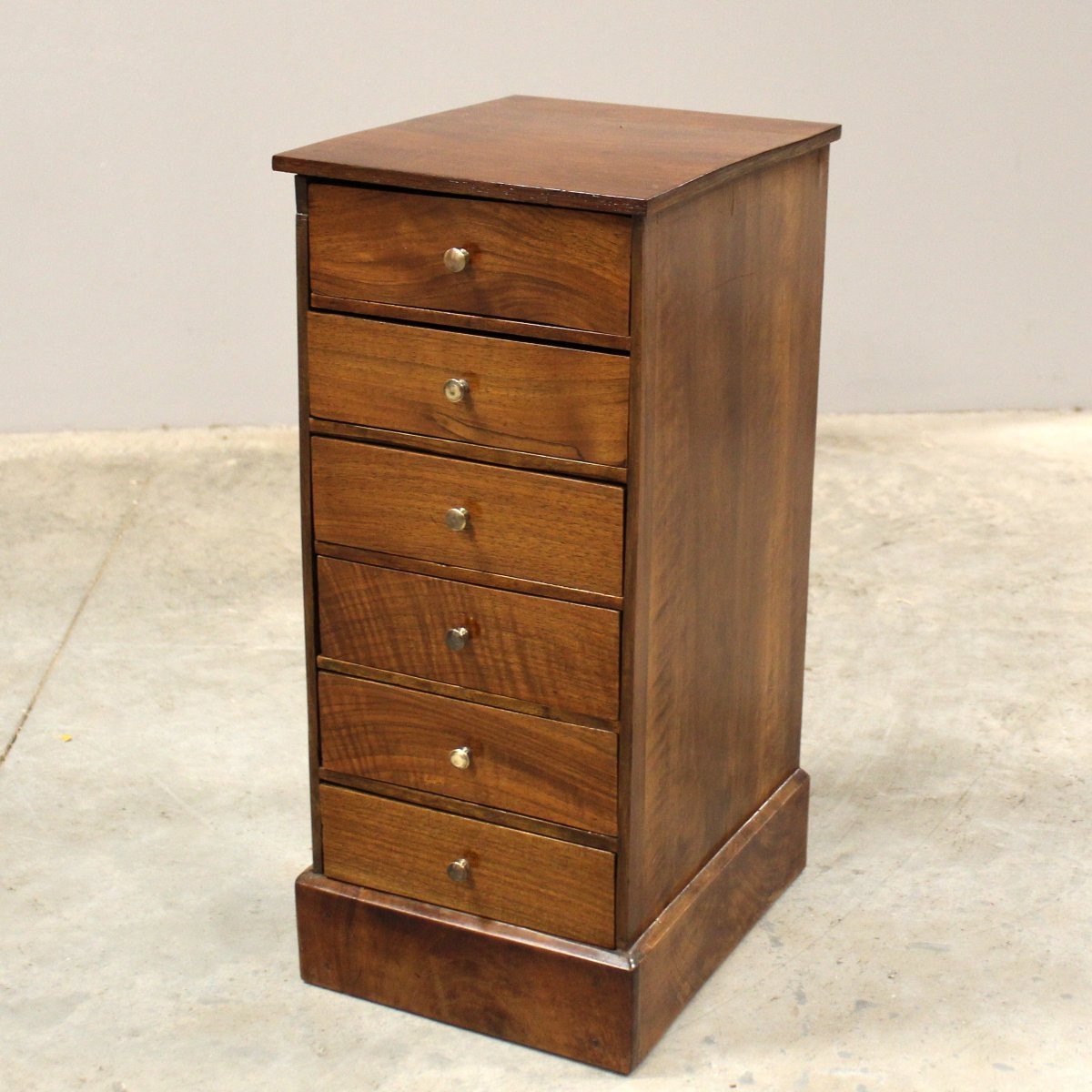 Ancien chiffonnière table de chevet en noyer-photo-2