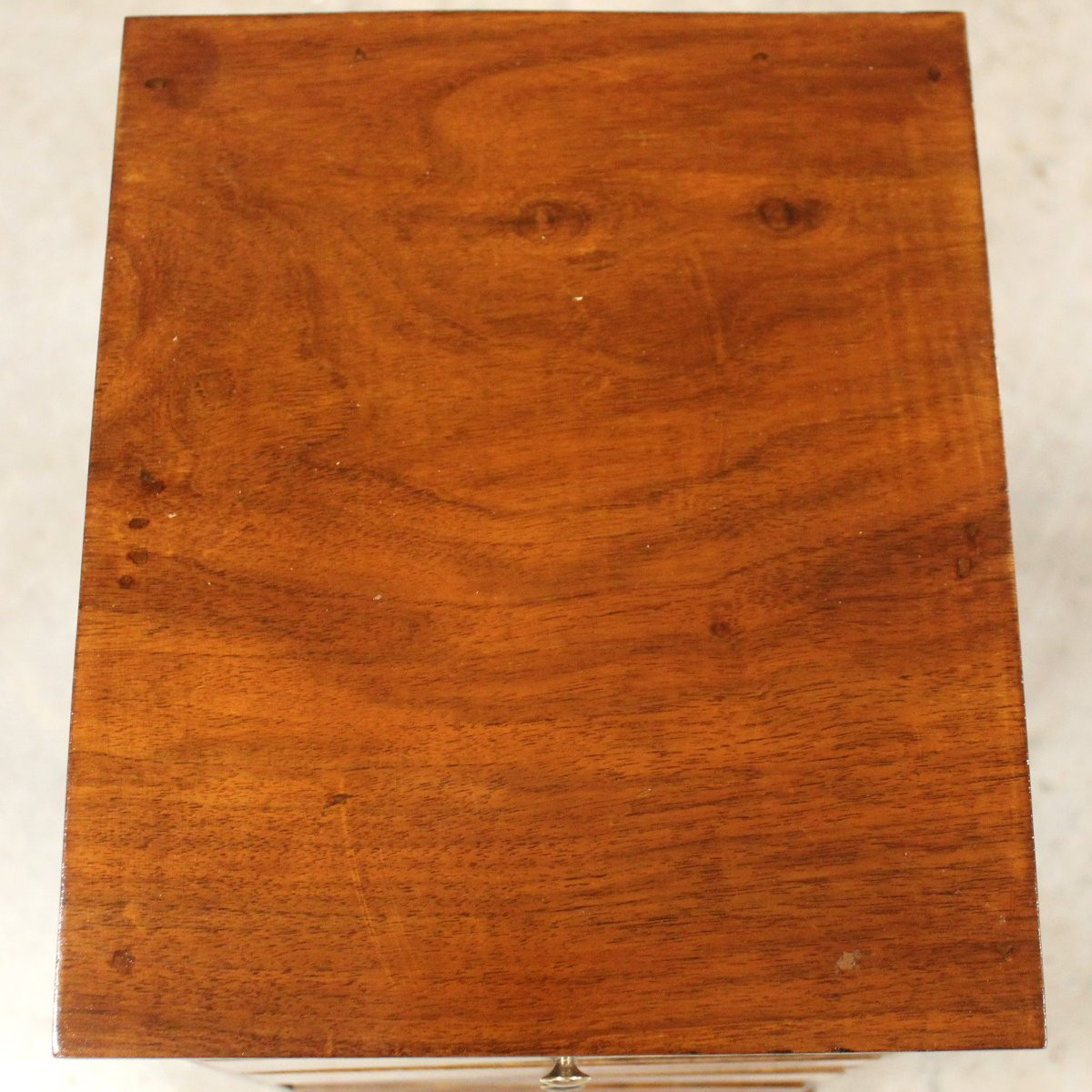 Ancien chiffonnière table de chevet en noyer-photo-3