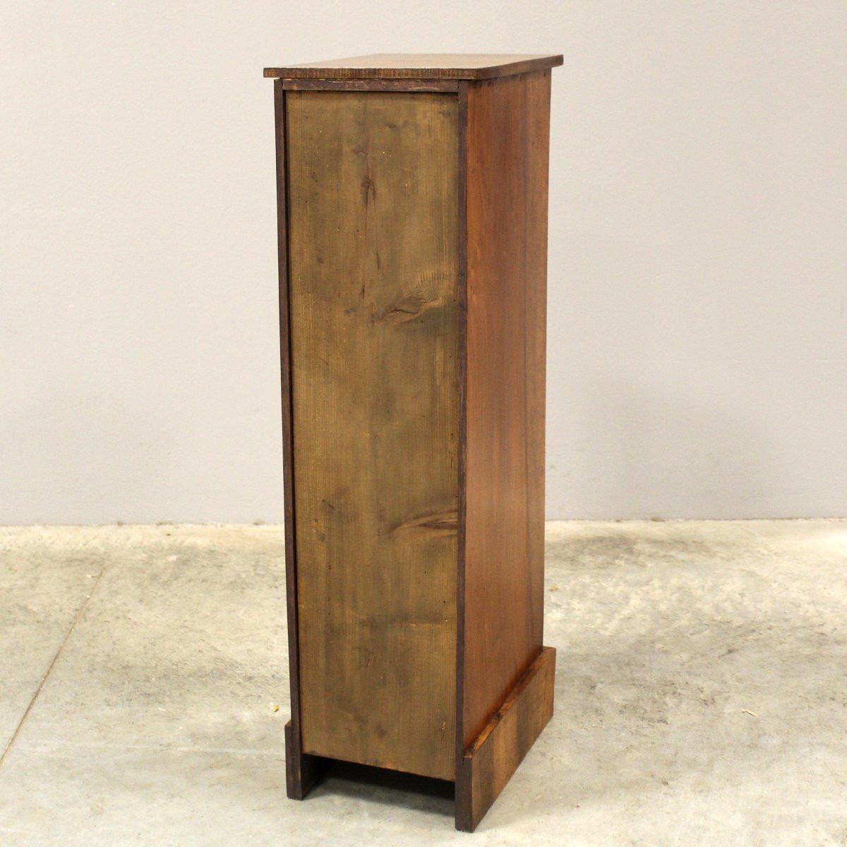 Ancien chiffonnière table de chevet en noyer-photo-4