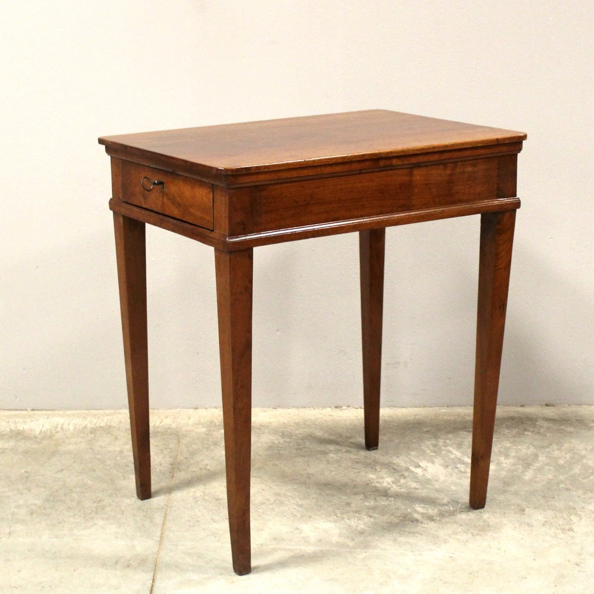 Antique Louis XVI Table In Walnut  - Italy 18th-photo-2