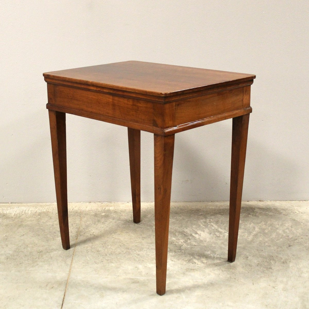 Antique Louis XVI Table In Walnut  - Italy 18th-photo-3