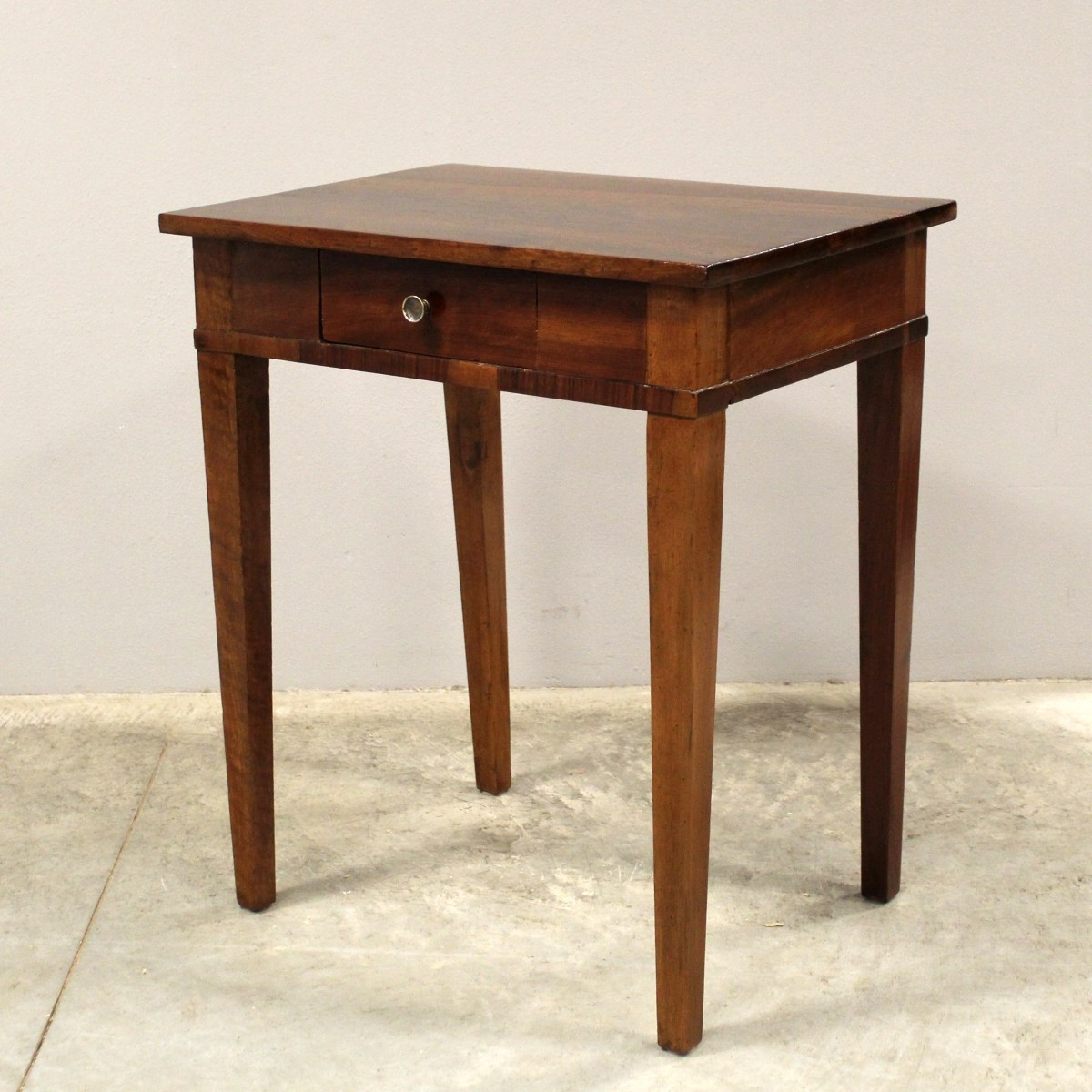Ancien table d'époque Directoire en noyer - Italie 19ème