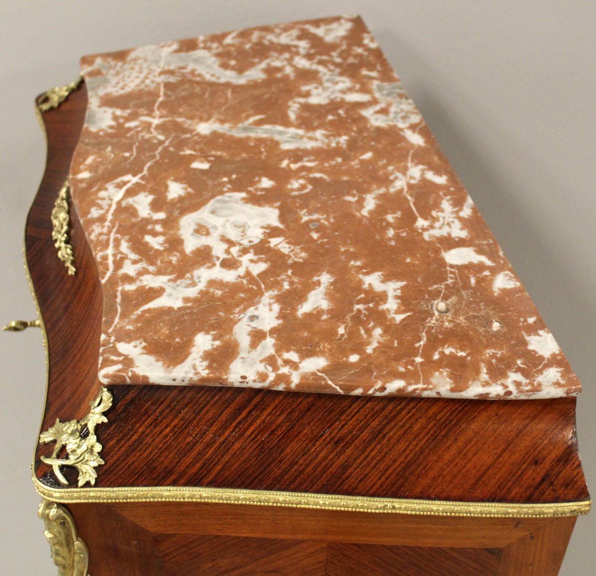 Ancien secrétaire d'époque Napoleon iii en marqueterie - 19ème-photo-7