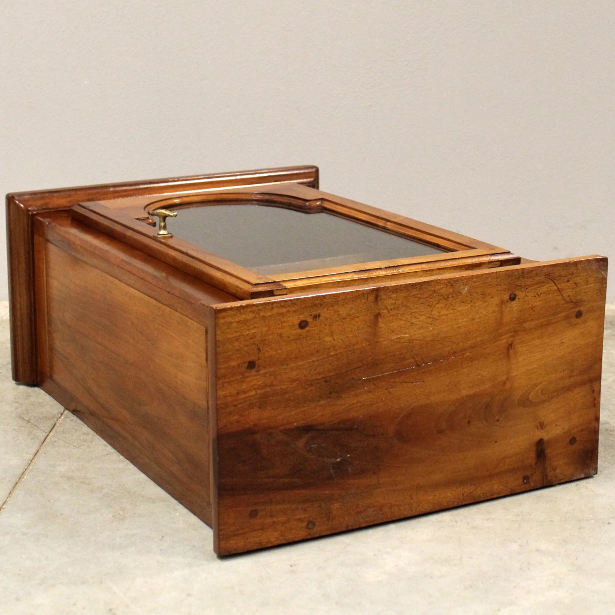 Antique Showcase Wall Shelf In Walnut - 19th-photo-2