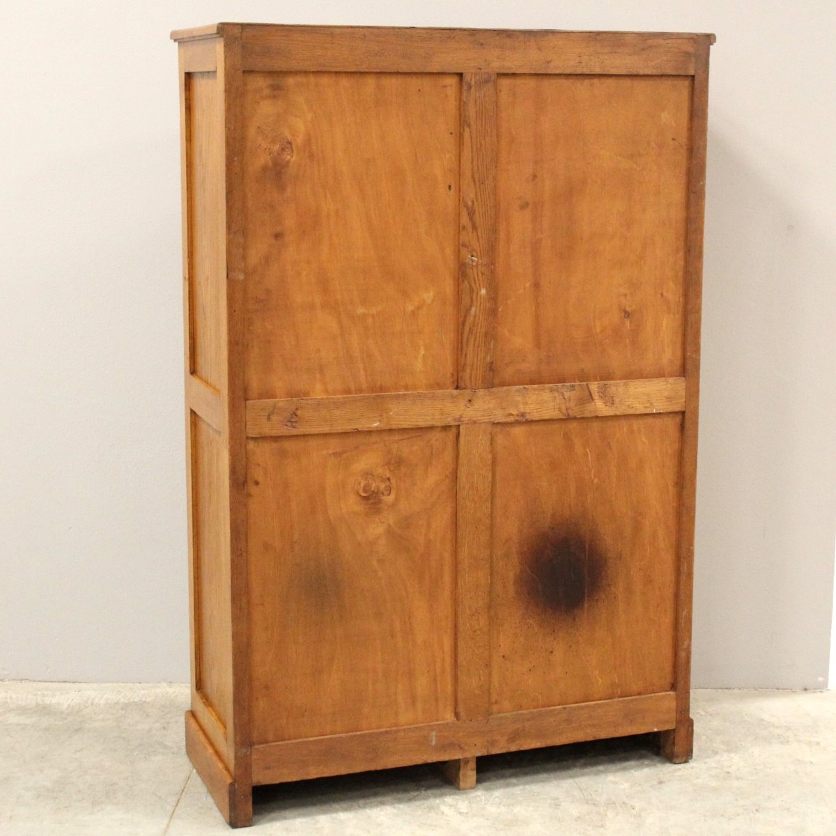 Antique Binder Rolling Curtain Filing Cabinet In Oak-photo-8