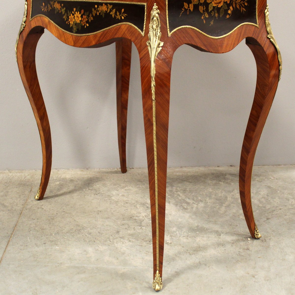 Antique Napoleon III Table Writing Slope Desk In Marquetry - 19th-photo-7