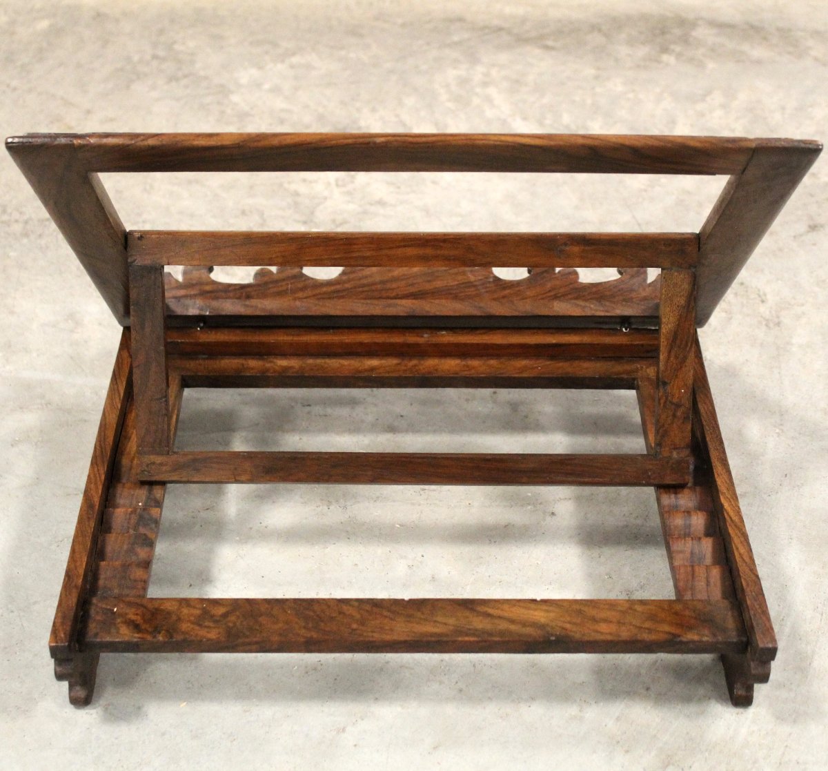 Antique Table Lectern In Walnut - Italy 19th-photo-7