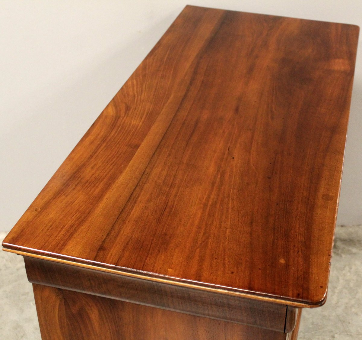 Ancien commode d'époque Louis Philippe en noyer - 19ème-photo-3