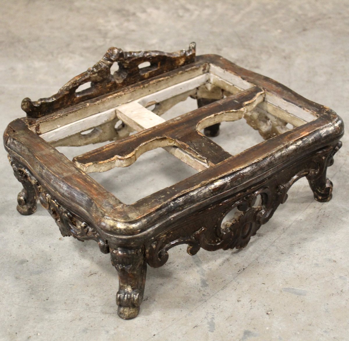 Antique Louis XV Table Lectern In Laquered Wood - Italy 18th-photo-6