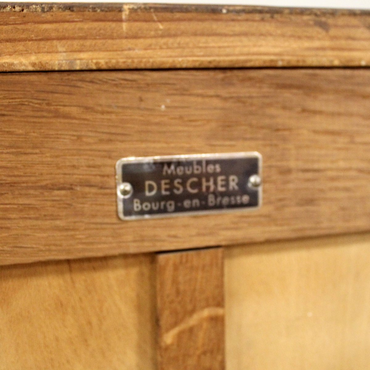 Antique Binder Rolling Curtain Filing Cabinet In Oak-photo-6