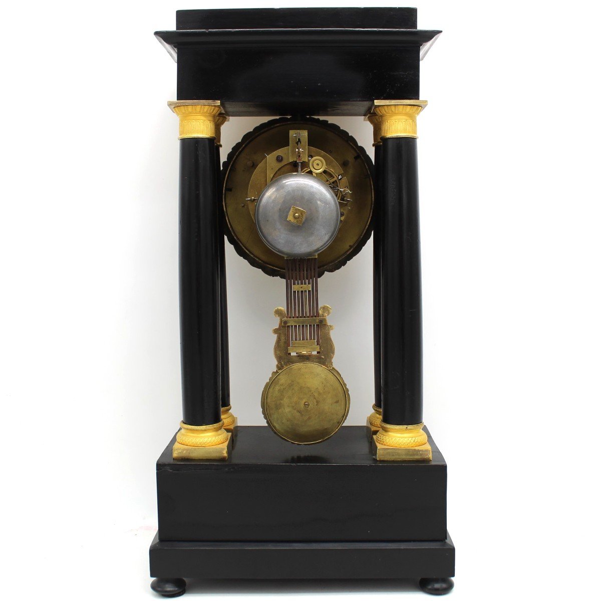 Antique Restoration Pendulum Clock - 19th-photo-8