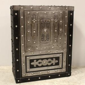 Antique Studded Safe Strongbox – Italy 19th