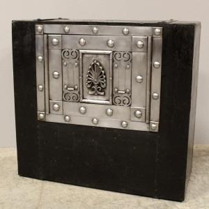 Antique Studded Safe Strongbox – Italy 19th