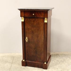 Antique Empire Bedside Nightstand Table "return From Egypt" 1798/1805  In Mahogany