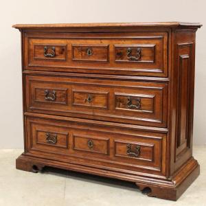 Antique Dresser Chest Of Drawers Canterano In Walnut – Italy 17th