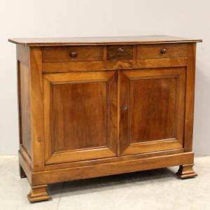Antique Louis Philippe Sideboard Dresser Cabinet Cupboard Buffet In Walnut – 19th