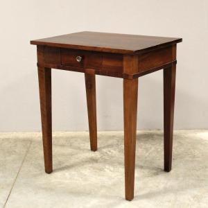 Antique Directoire Table In Walnut - Italy 19th