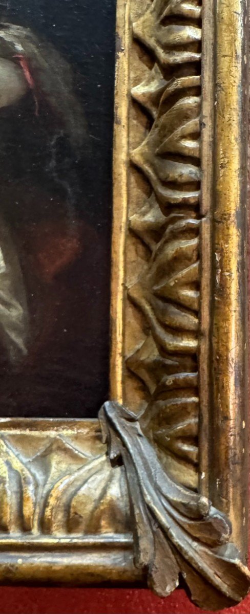 Madonna With Child – Oil Painting On Canvas, Late 18th Century-photo-1