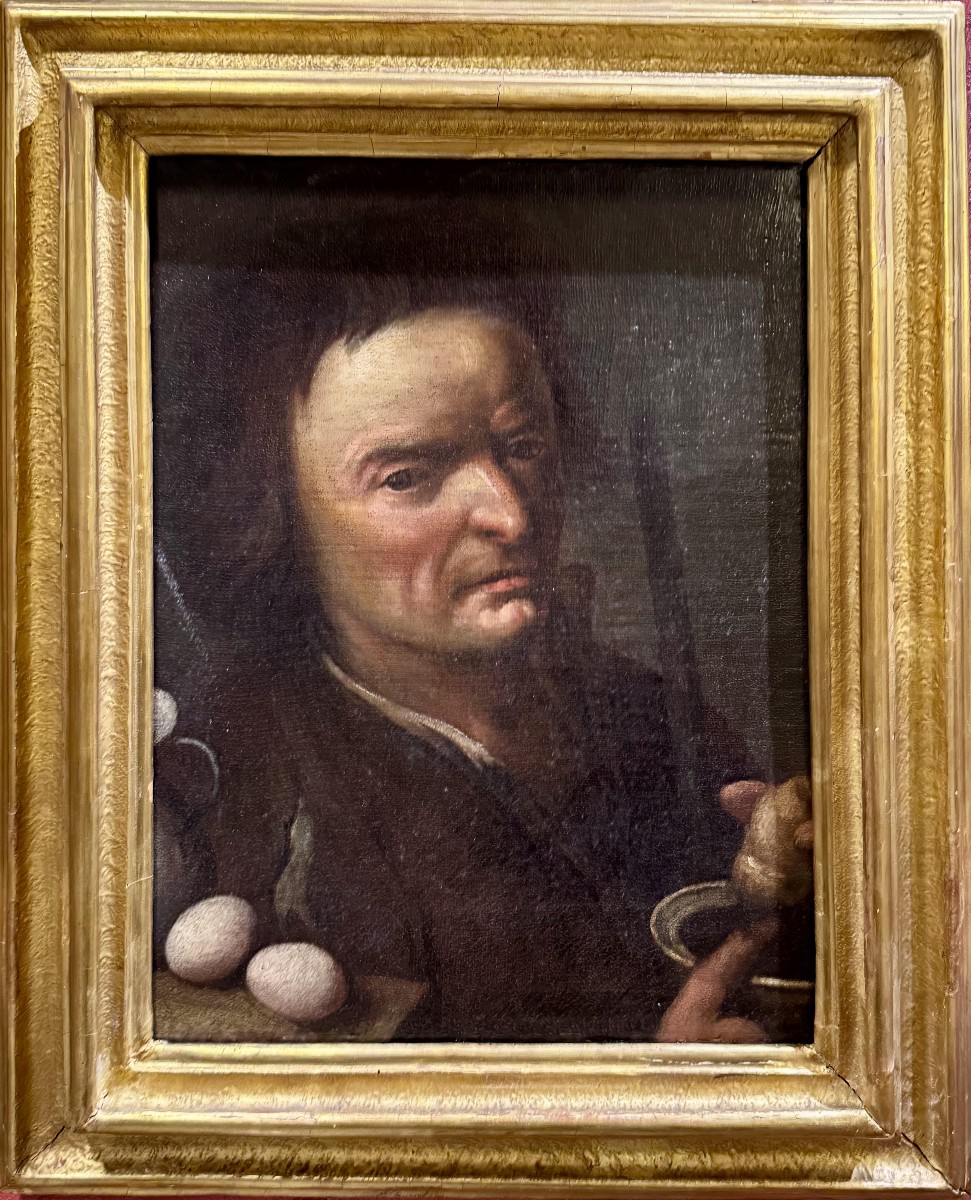 Portrait Of A Man - Painting On Canvas By A Flemish Painter Of The 17th Century-photo-3