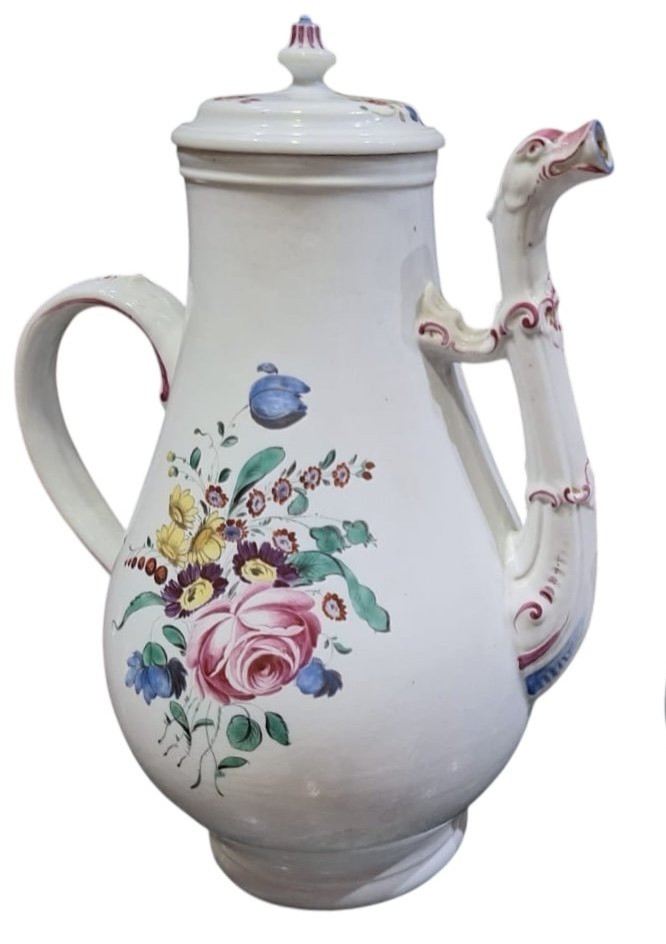 Coffee Pot – Doccia Ginori Manufactured   18th/19th Century-photo-2