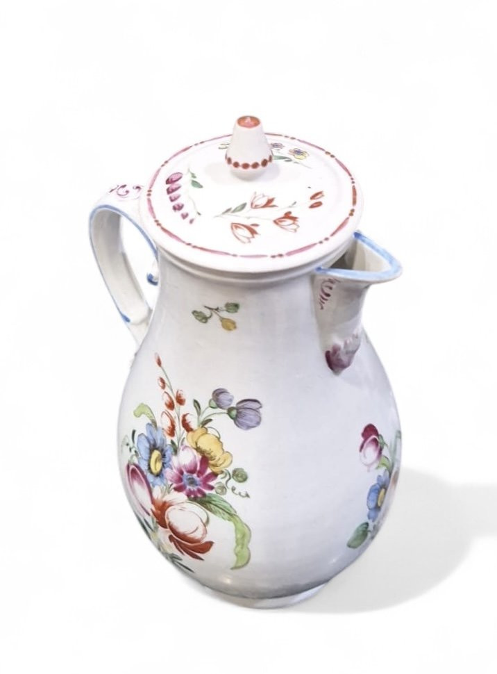 Small Coffee Pot, Doccia Ginori Manufacture - 19th Century-photo-2