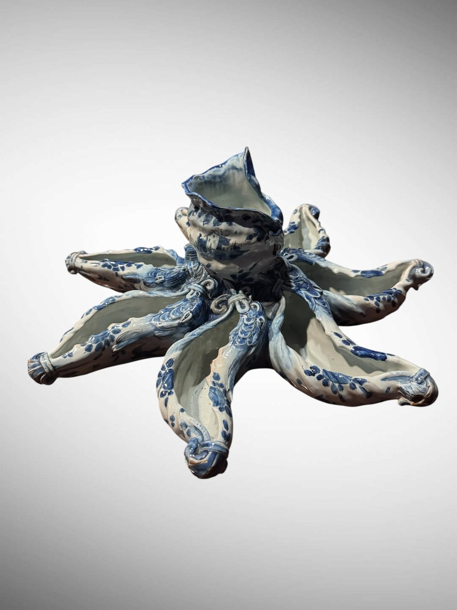 CANTAGALLI - CENTRE DE TABLE OU BOÎTE À FLEURS EN CÉRAMIQUE-photo-2