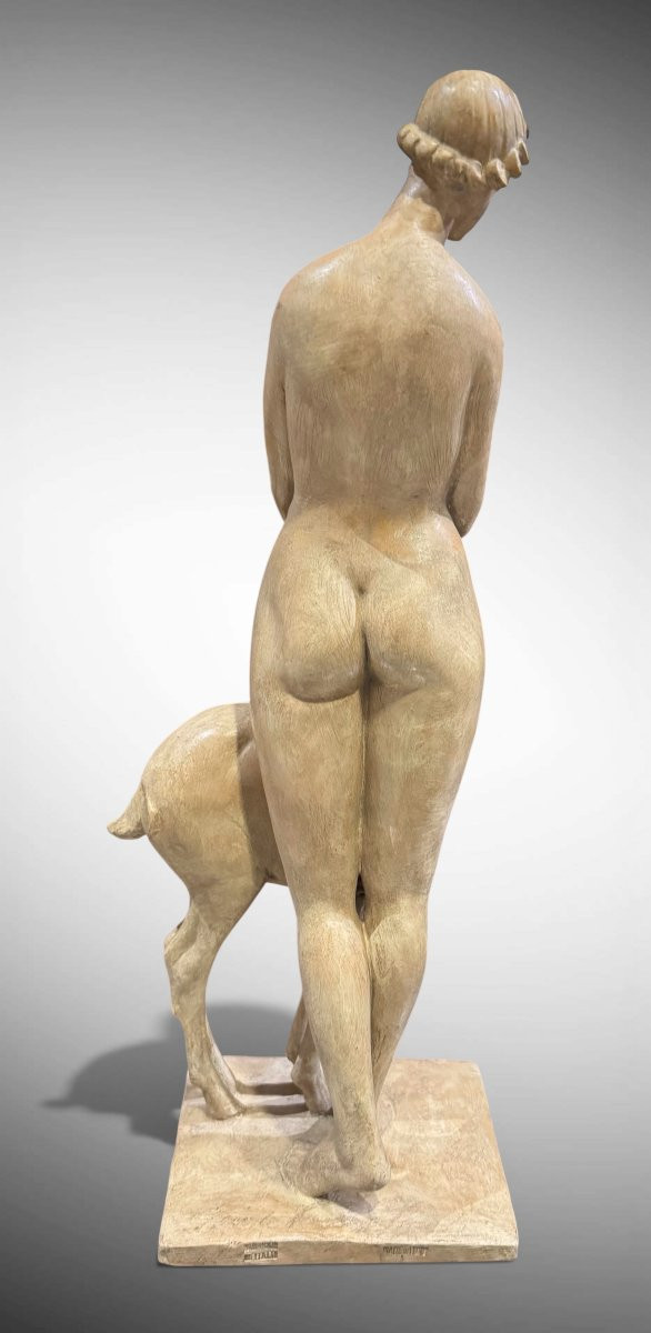 Guido Cacciapuoti - "faunessa With Roe Deer"-photo-2