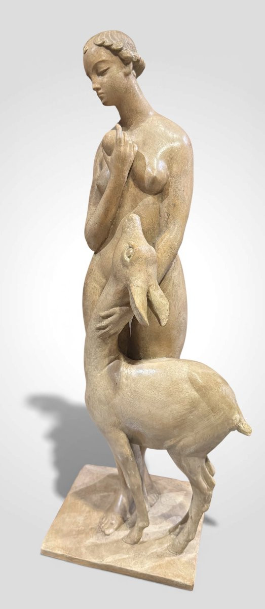 Guido Cacciapuoti - "faunessa With Roe Deer"-photo-4